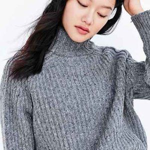 Silent + Noise Gray Chunky Sweater  Size S